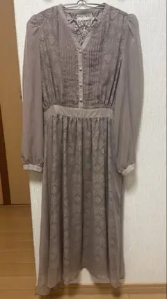 Ray Cassin グレー ロングワンピース