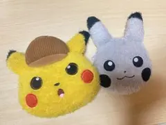 ピカチュウ 名探偵ピカチュウ フェイスポーチ ぬいぐるみ 小物入れ ポケモン