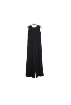 KBF+ ケービーエフ プラス 黒 オールインワン ノースリーブ ワイド 結婚式