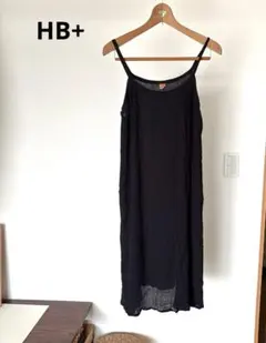 HB+ 黒 キャミワンピース 【未使用品✨️】
