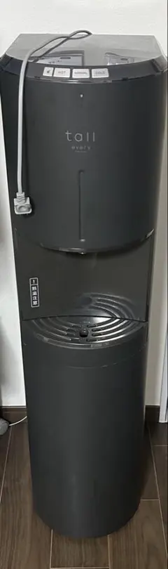 tall every スタンド型浄水器 ブラック（カートリッジ3個水タンク新品