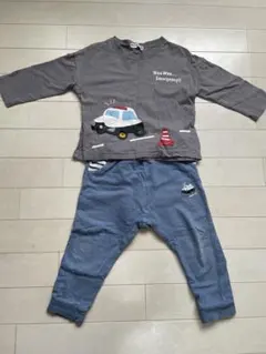 【ミモランド】パトカー長袖長ズボン上下