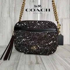 50 COACH コーチ　チェーン　ショルダーバッグ