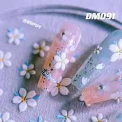 人気 3D ネイルシール 花 和風 ネイルアート デコ用品 貼る DM091