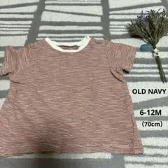 OLD NAVY ボーダーTシャツ6-12M（70cm）のサムネイル