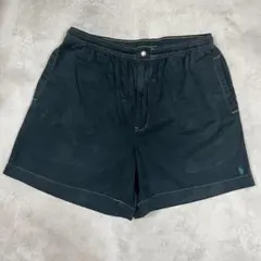 【美品】POLO Ralph Lauren ハーフパンツ L 後染め ブラック