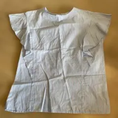 OPAQUE CLIP ストライプフリルシャツ Mサイズ