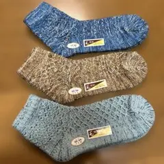 日本製 混紡ソックス 22-24サイズ