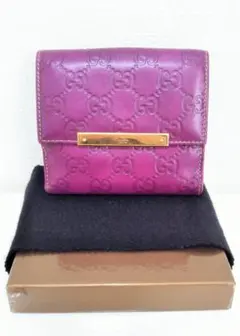 GUCCI 革 折り畳み財布　z-42