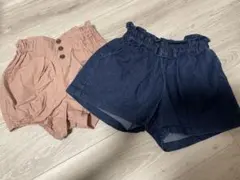 apres les cours ショートパンツ 2点セット アプレレクール90