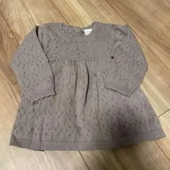 新品テータテートニットチュニック80cm