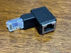 L型 RJ45 LANケーブルコネクタ