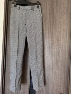 美品ミラオーウェン　後ろゴムセンタープレスパンツ