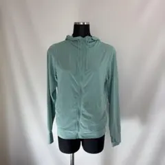 訳あり！UNIQLO✨エアリズム✨ UVカットメッシュパーカーM ミントグリーン