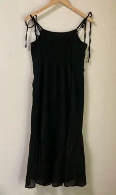 GRL ノースリーブロングワンピース ブラック