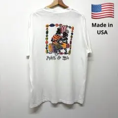 90s USA製 象 アニマル アート Tシャツ - メルカリ