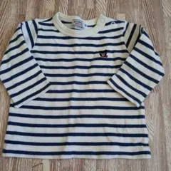 ダブルビー　長袖トップス　ボーダー　70