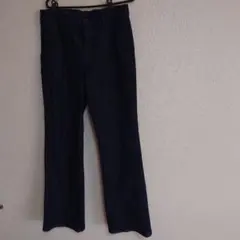 【現品限り】UNIQLO XL レディース ジーンズ フレア　ダークブルー 美品