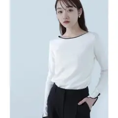 NATURALBEAUTYBASIC 総針ベーシックシリーズ ボートネックニット