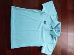 Mizuno 水色 ポロシャツ Sサイズ