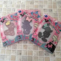 ミッキー & ミニー BIG GLITTER CHARM 3個セット