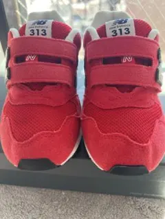New Balance 313 キッズシューズ レッド