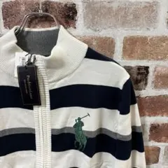 新品未使用タグ付き❗️ポロバイラルフローレン ジップ　ニット　セーター❗️