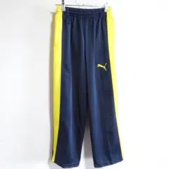 【新品】プーマ PUMA ジャージ パンツ 下 メンズ Sサイズ 紺/黄