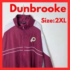 【美品】古着　NFL ワシントン・レッドスキンズ　ナイロンジャケット　2XL