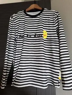 An ko Rau ボーダー 長袖Tシャツ カットソー