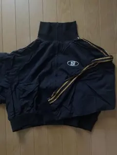 ブラックジップアップジャケット サイズF