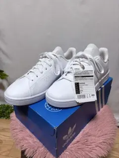 新品adidas ADVANCOURT BASE M 26.5cm ホワイト