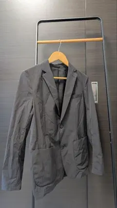 nano UNIVERSE 黒 ストレッチテーラードジャケット