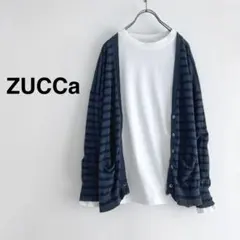 ZUCCa ボーダー カーディガン