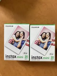 FUJIFILM instax mini インスタントフィルム 20シート40枚