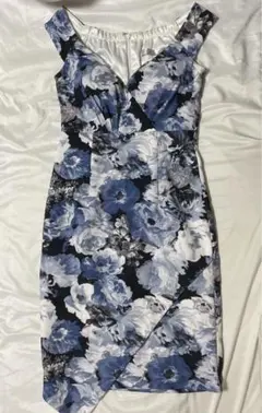 ローブドフルール　花柄 タイトドレス S