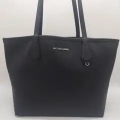 美品　マイケルコース　トートバッグ　黒　肩掛け可能のサムネイル