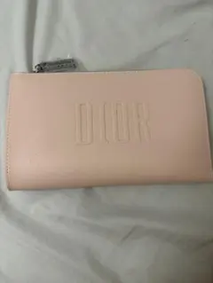 DIOR ポーチ ピンク ロゴ入りのサムネイル