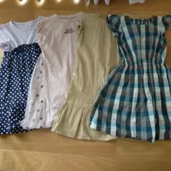 子ども服 120cm130cm夏ワンピース まとめ売り