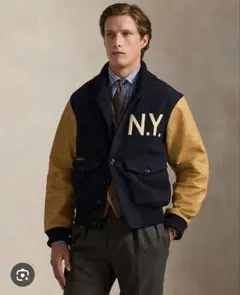 ポロラルフローレン　ヤンキース　コラボ　ジャケット　スタジャン　ドジャース