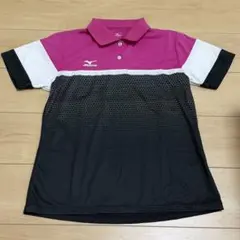 MIZUNO レディース ユニフォーム ポロシャツ テニス ピンク L
