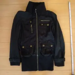 ブラック ジップアップジャケット Mサイズ