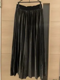 ★ベロアプリーツロングスカート★