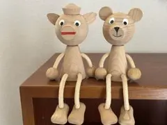 チェコの人形 ぶらぶら人形 2体セット