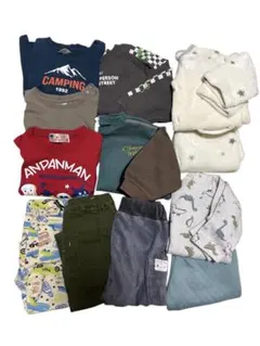 子ども服 ベビー服 男の子 80cm 90cm 冬服 パジャマ まとめ売り