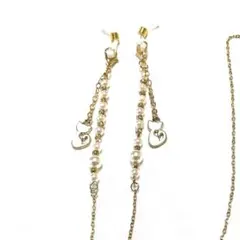 メガネチェーン　マスクチェーン　ねこちゃん　白