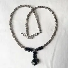 【天然石】大粒オニキスネックレス