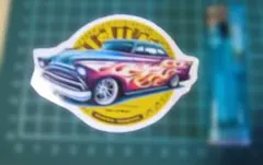 Rockabilly　ロカビリー　車　サン・レコード　大判ステッカー