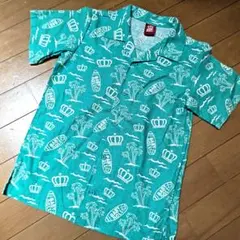 140cmBABY DOLL ターコイズブルー シャツ 綿100％