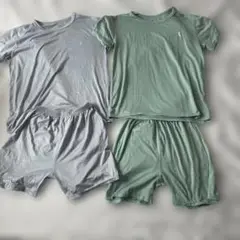 キッズ パジャマセット 150/85 グレー・グリーン